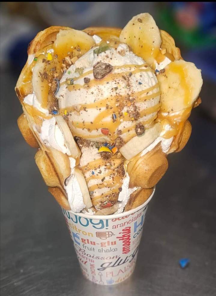 Gaufre sucrée La Plaine-des-Palmistes